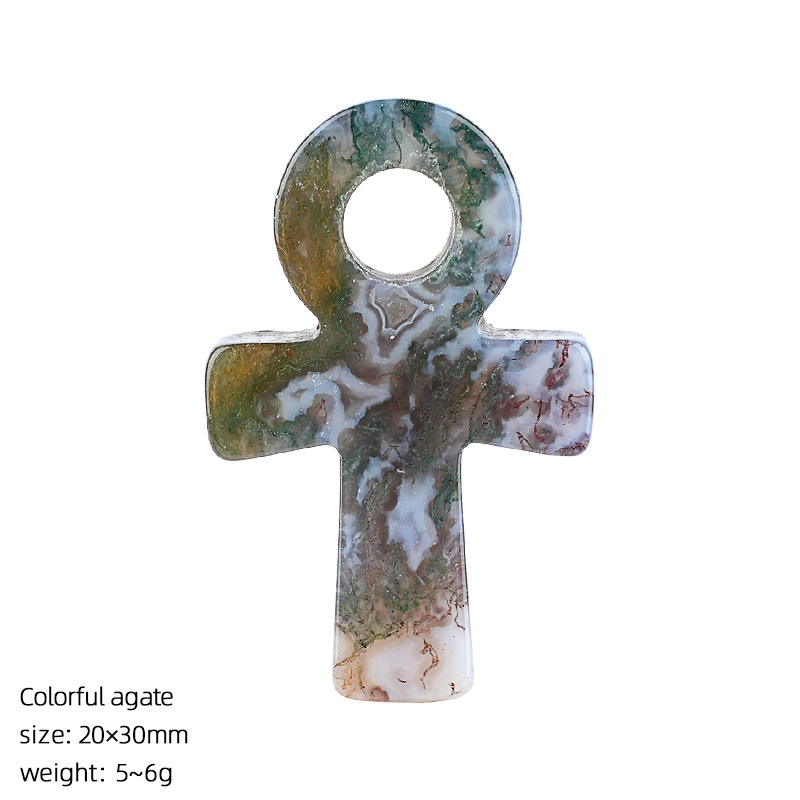 Jewelry Making Michaels - Ciondolo a Croce Ankh in Agata