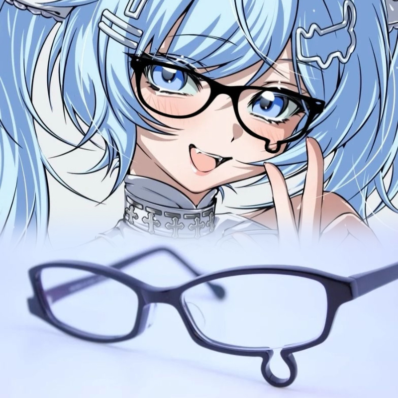 Jewelry Making Glasses - Anime Y2K Occhiali Cosplay Senza lenti