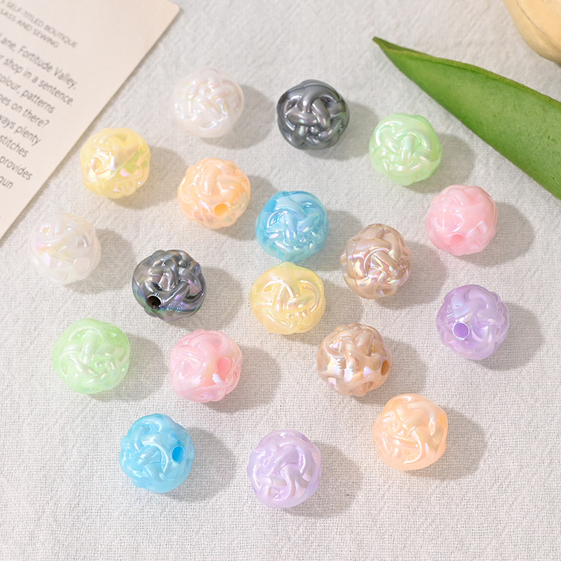 Jewelry Making Yarn - 10 Pezzi Perline Acriliche a Forma