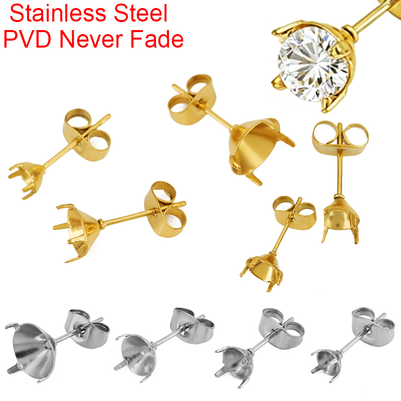Jewelry Making With Stones - 20 pz. Base per Orecchini in