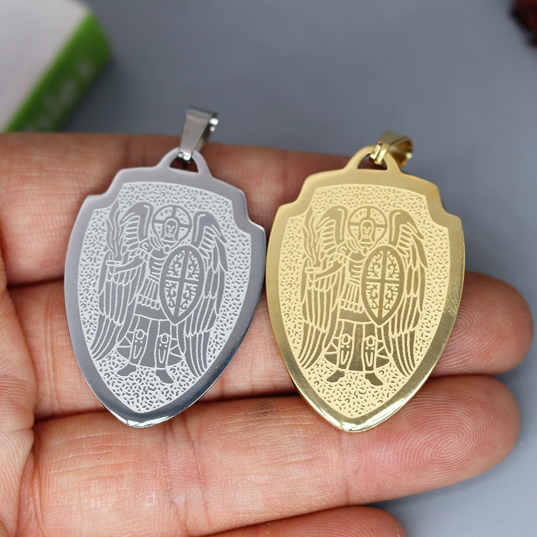 Jewelry Making Michaels - 2 pz/lotto Archangel Saint Michael medaglione