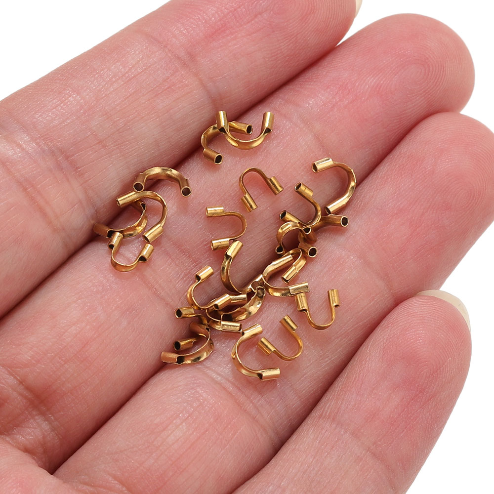 Jewelry Making Yarn - 50 Pezzi di Protezioni per Cavi