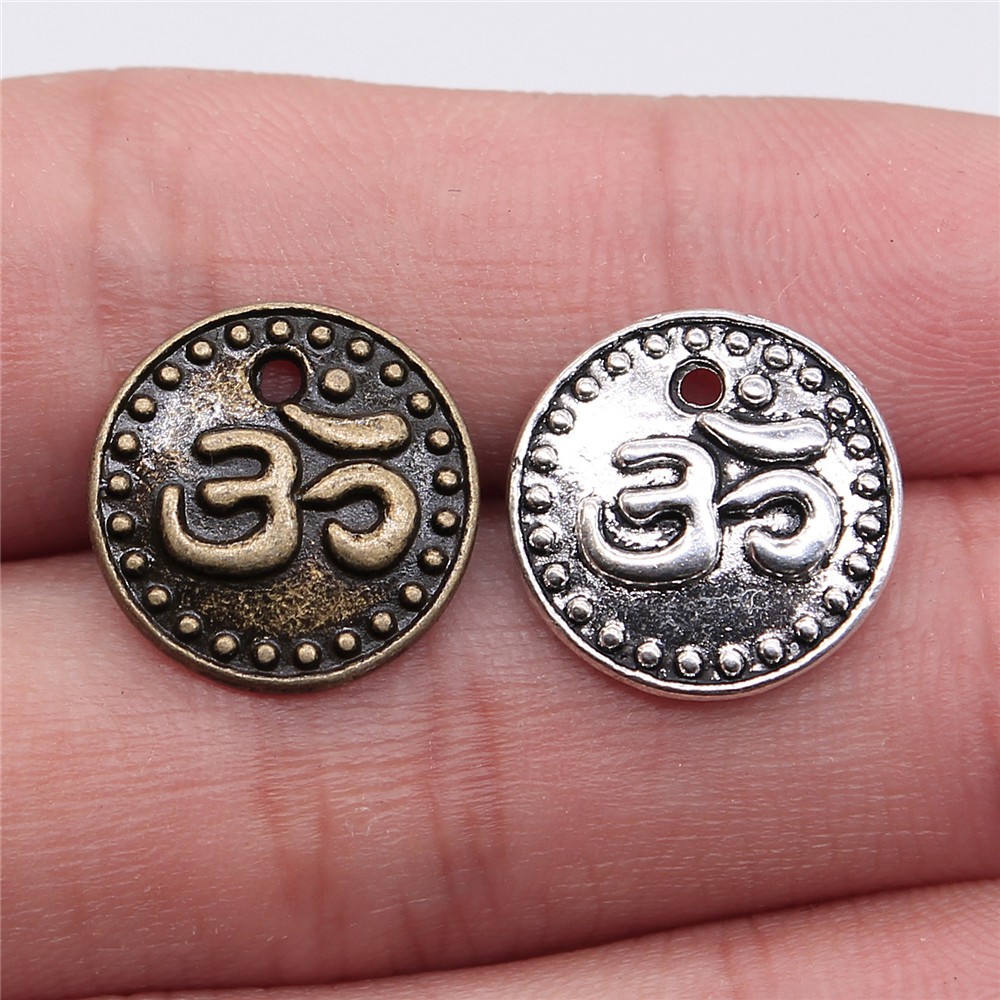 Jewelry Making The Well - Ciondolo con simbolo Om Yoga per