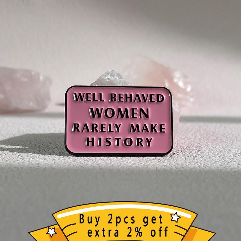 Spilla femminista donne ben ed - Jewelry Making The Well recensione e prezzo