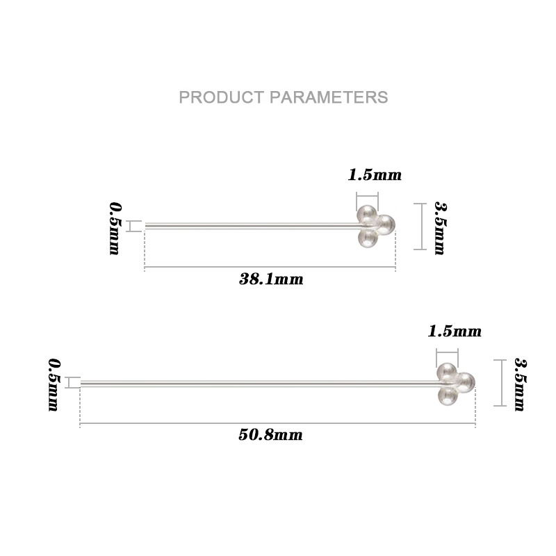 3 Perni a Sfera in Argento Ste - Jewelry Making Head Pins recensione e prezzo