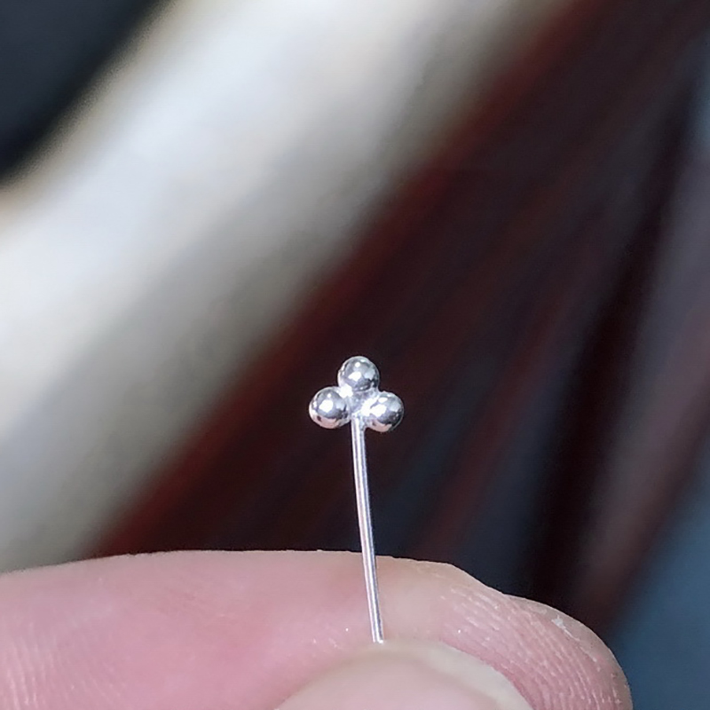 3 Perni a Sfera in Argento Ste - Jewelry Making Head Pins recensione e prezzo