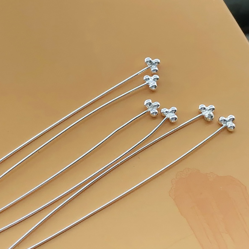 3 Perni a Sfera in Argento Ste - Jewelry Making Head Pins recensione e prezzo