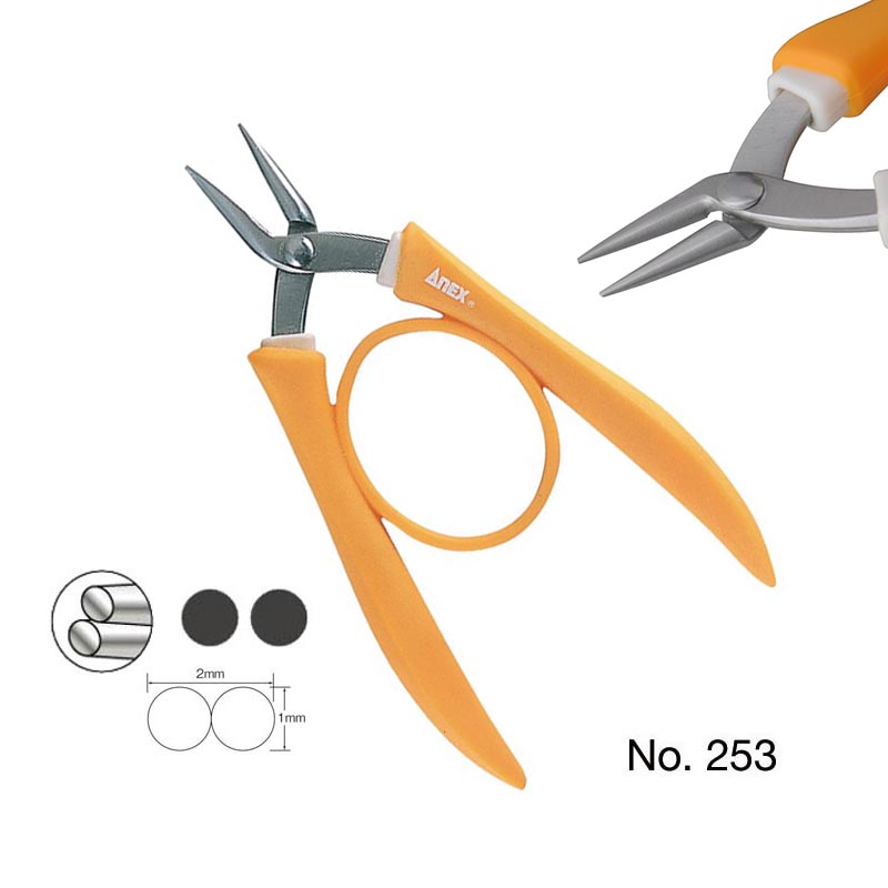 ANEX 253 Pinze a Punta Tonda D - Jewelry Making Japan recensione e prezzo