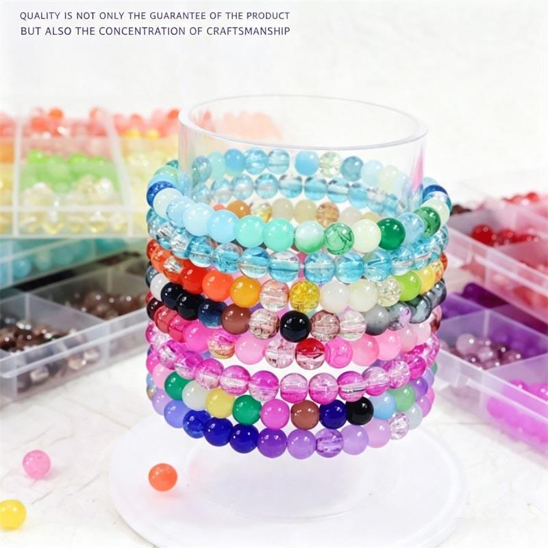 Perle di Vetro 24 Colori 6mm K - Jewelry Making Tool Kit recensione e prezzo