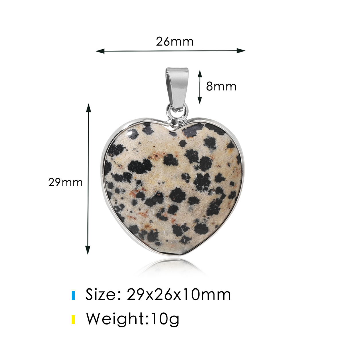 Ciondolo a Forma di Cuore 25mm - Jewelry Making Japan recensione e prezzo