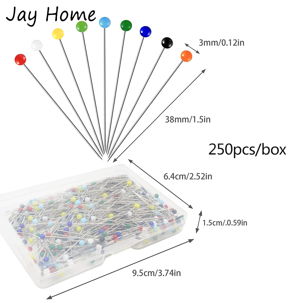 250PCS Perni da cucito Perni p - Jewelry Making Head Pins recensione e prezzo