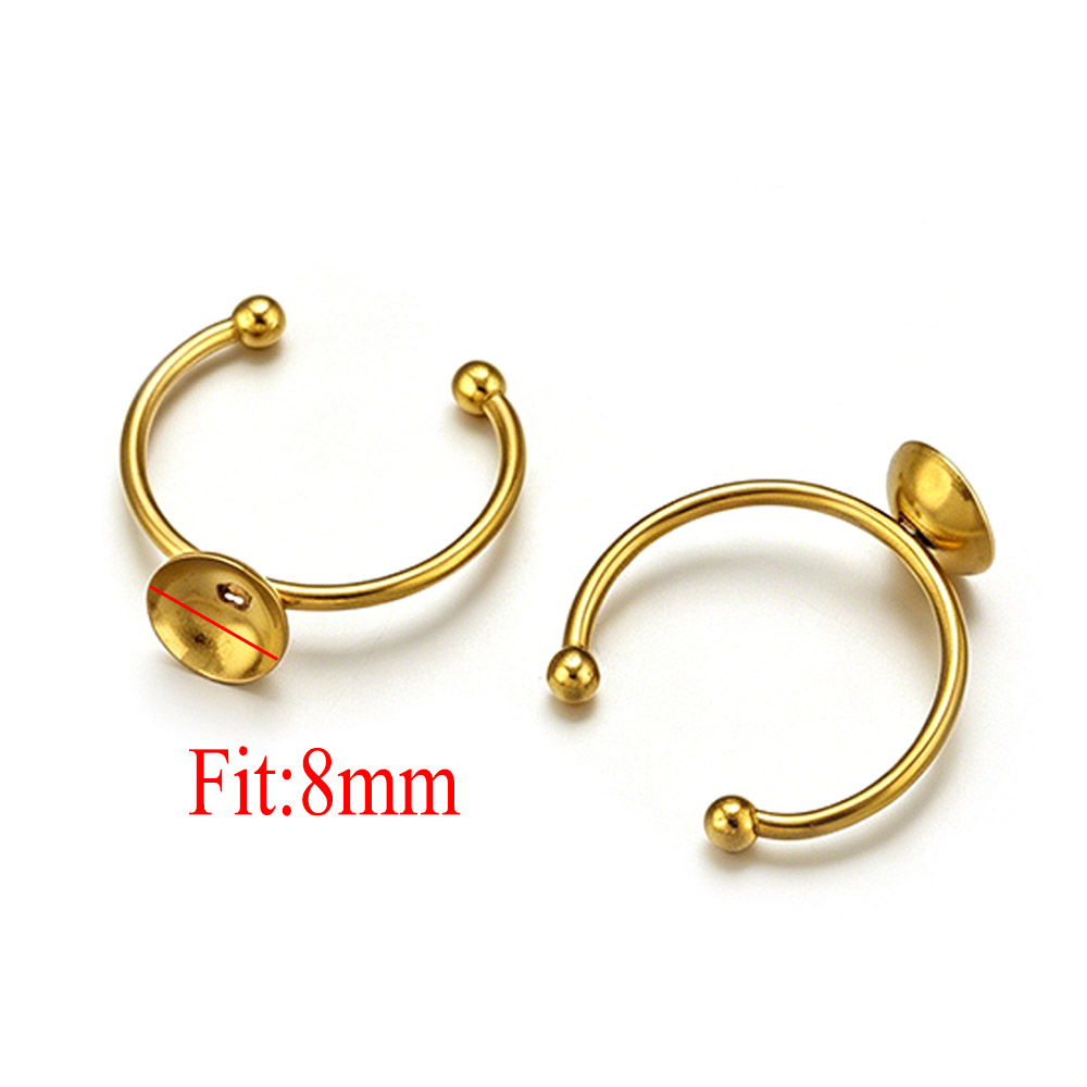 10 Pezzi Base per Cabochon Rot - Ring Blank Adjustable recensione e prezzo