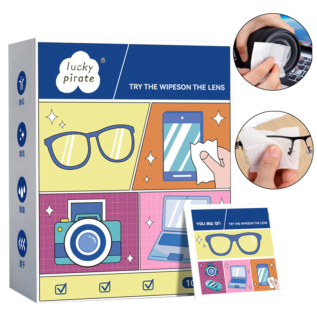 100 Pezzi/Scatola Salviette Mo - Jewelry Making Glasses recensione e prezzo