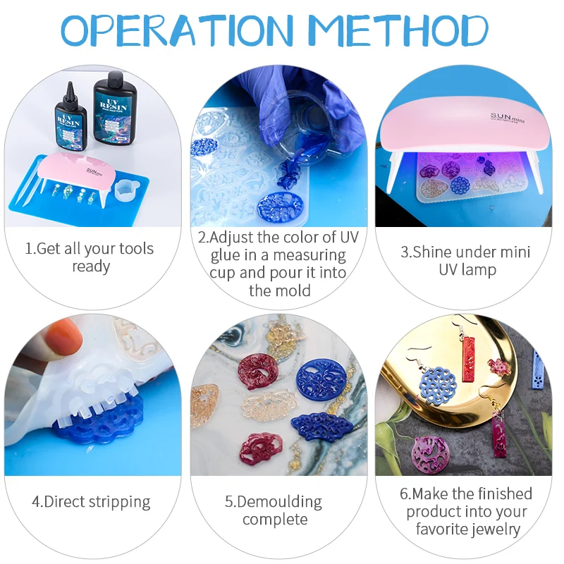 Kit di colla dura in resina UV - Jewelry Making Tool Kit recensione e prezzo