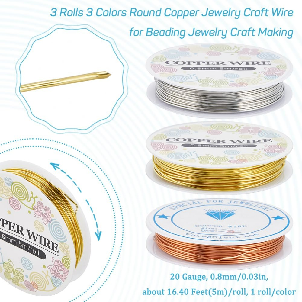 12.8M Filo di rame per gioiell - Jewelry Making Online recensione e prezzo