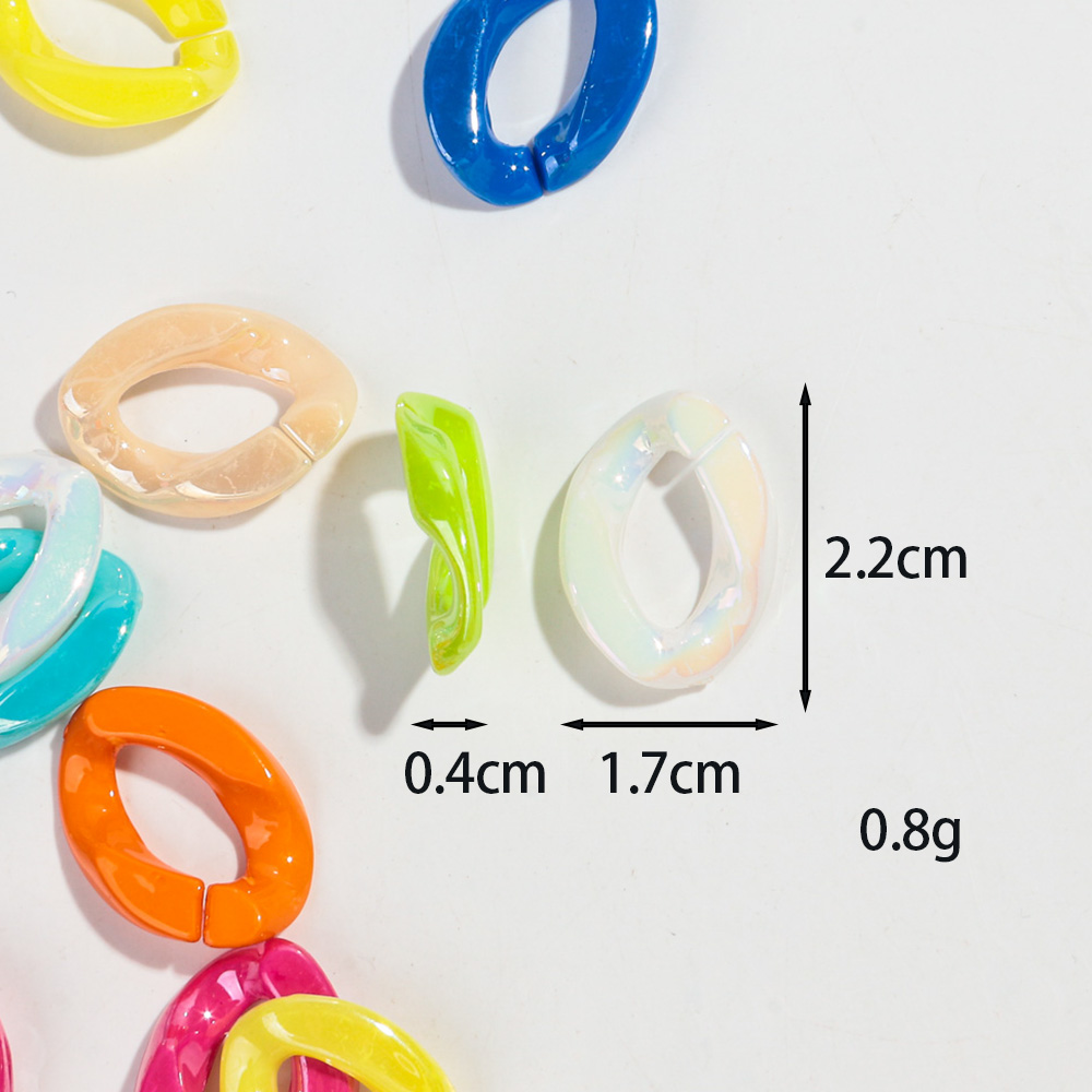 40 pz acrilico iridescente 17x - Jewelry Making Glasses recensione e prezzo