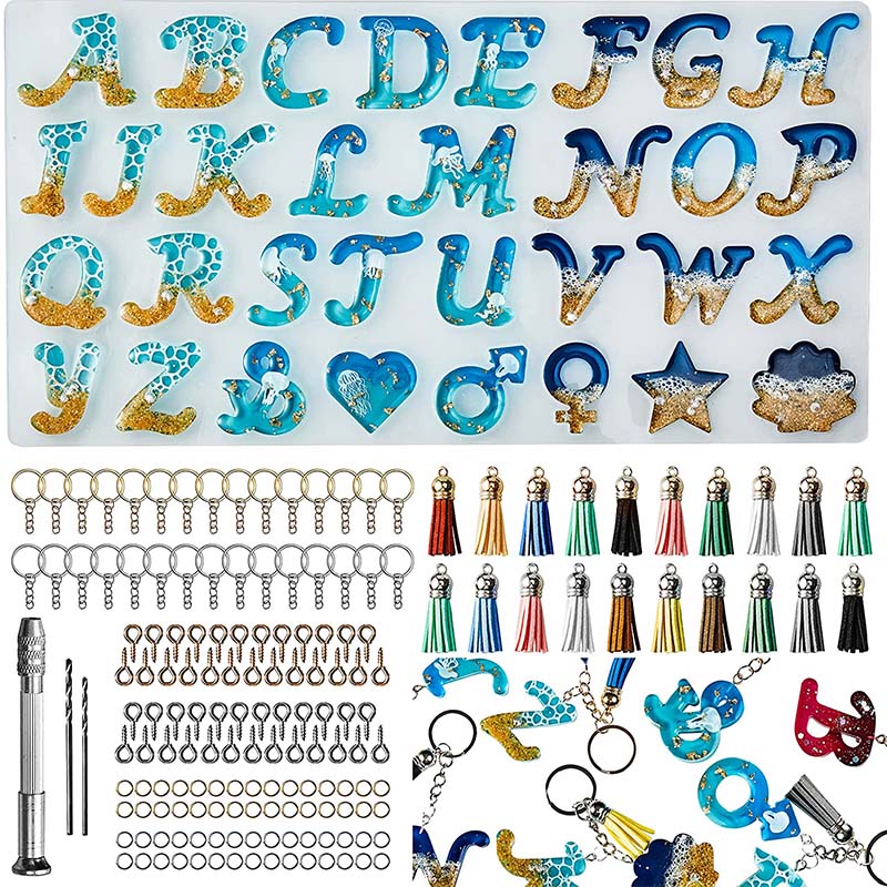 Stampo in silicone con alfabet - Jewelry Making Tool Kit recensione e prezzo