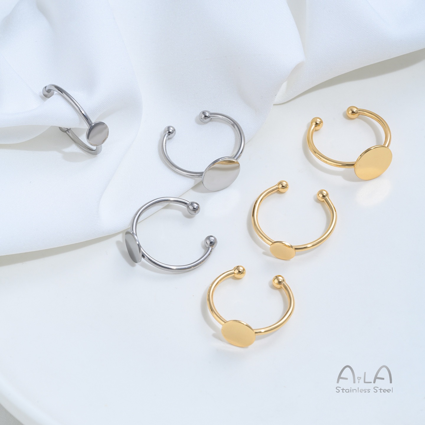 Anello Piatto in Acciaio al Ti - Ring Blank Adjustable recensione e prezzo