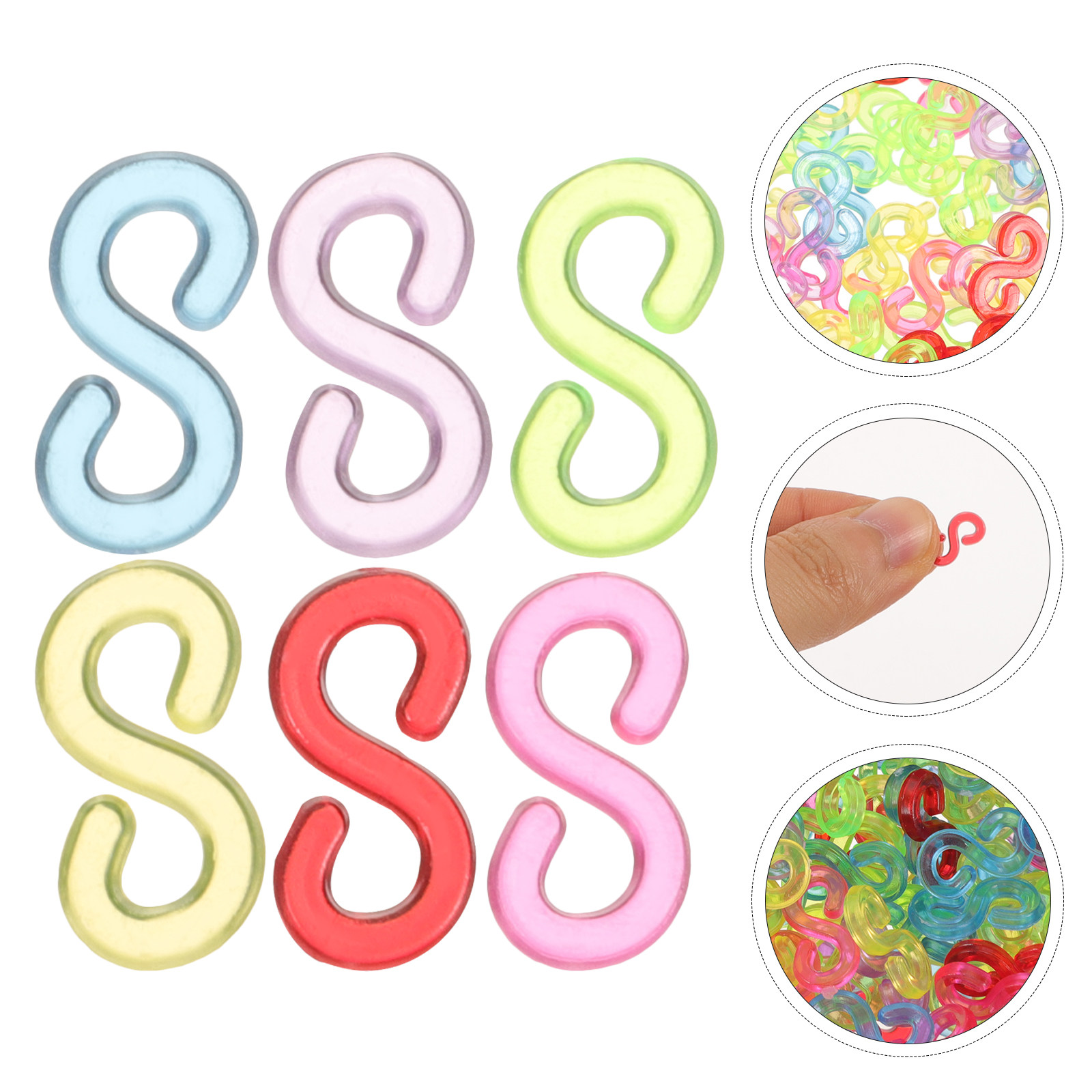 1000 Pezzi Clip a S in Plastic - Jewelry Making Tool Kit recensione e prezzo