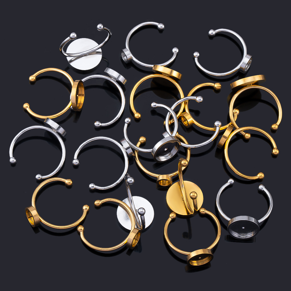 10 pz Regolabile Anello di Bar - Ring Blank Adjustable recensione e prezzo