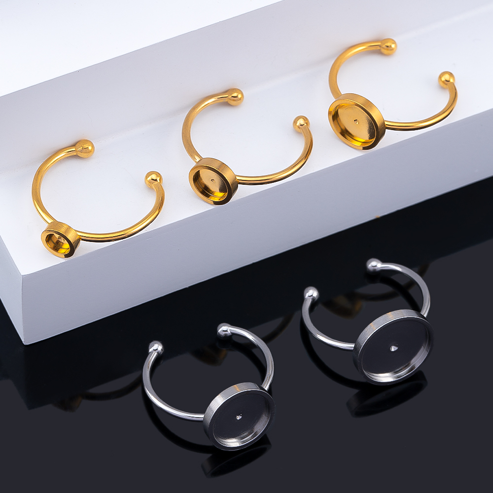 10 pz Regolabile Anello di Bar - Ring Blank Adjustable recensione e prezzo