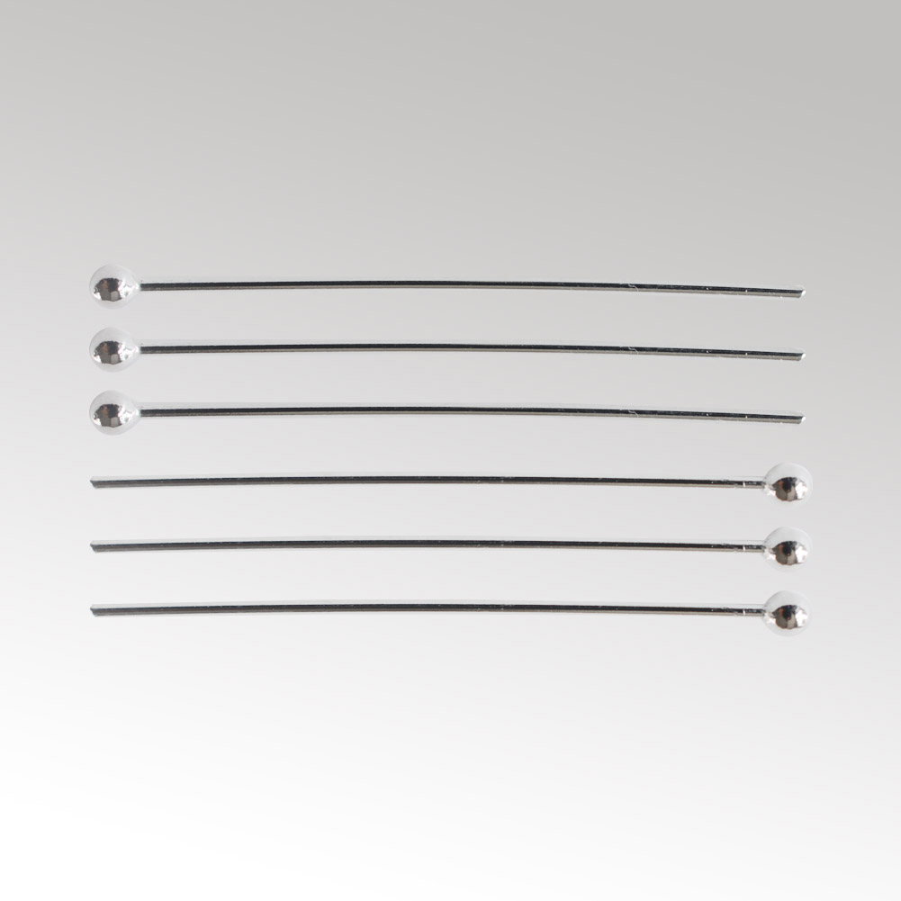Perni a testa sferica in argen - Jewelry Making Head Pins recensione e prezzo