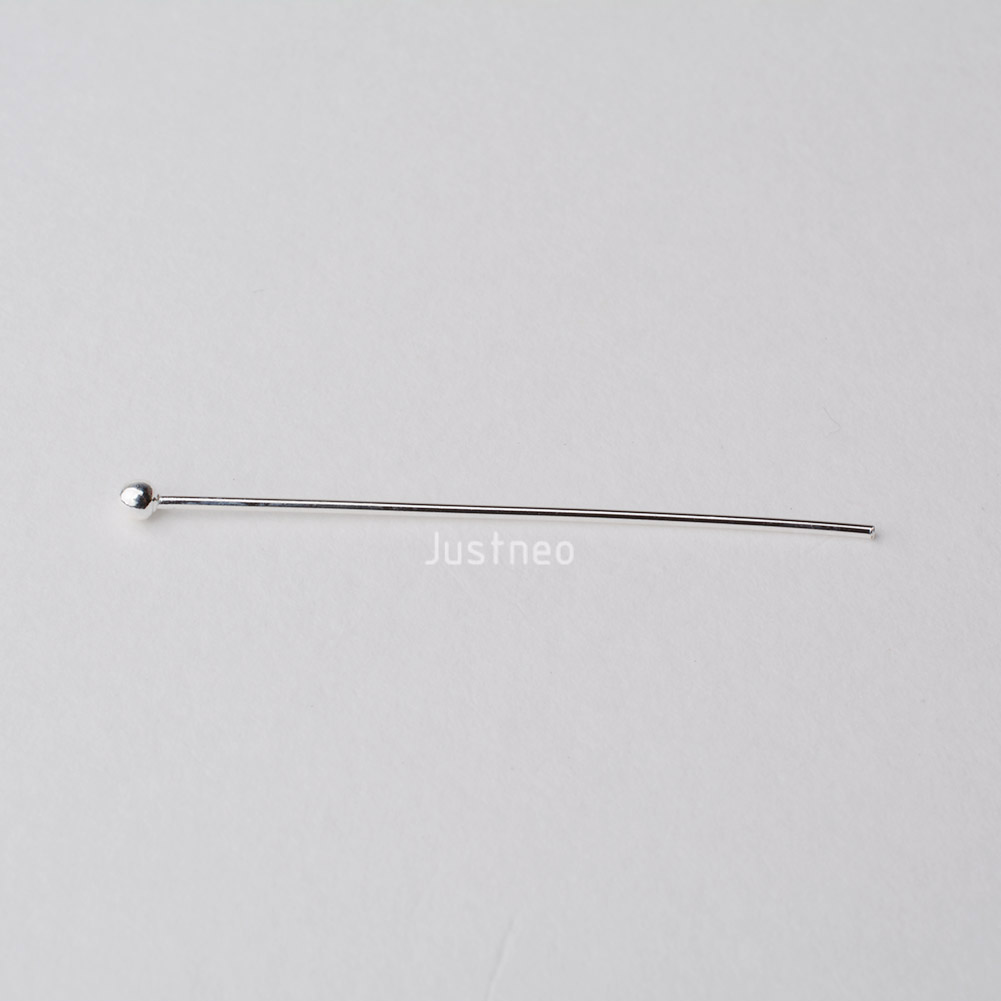 Perni a testa sferica in argen - Jewelry Making Head Pins recensione e prezzo