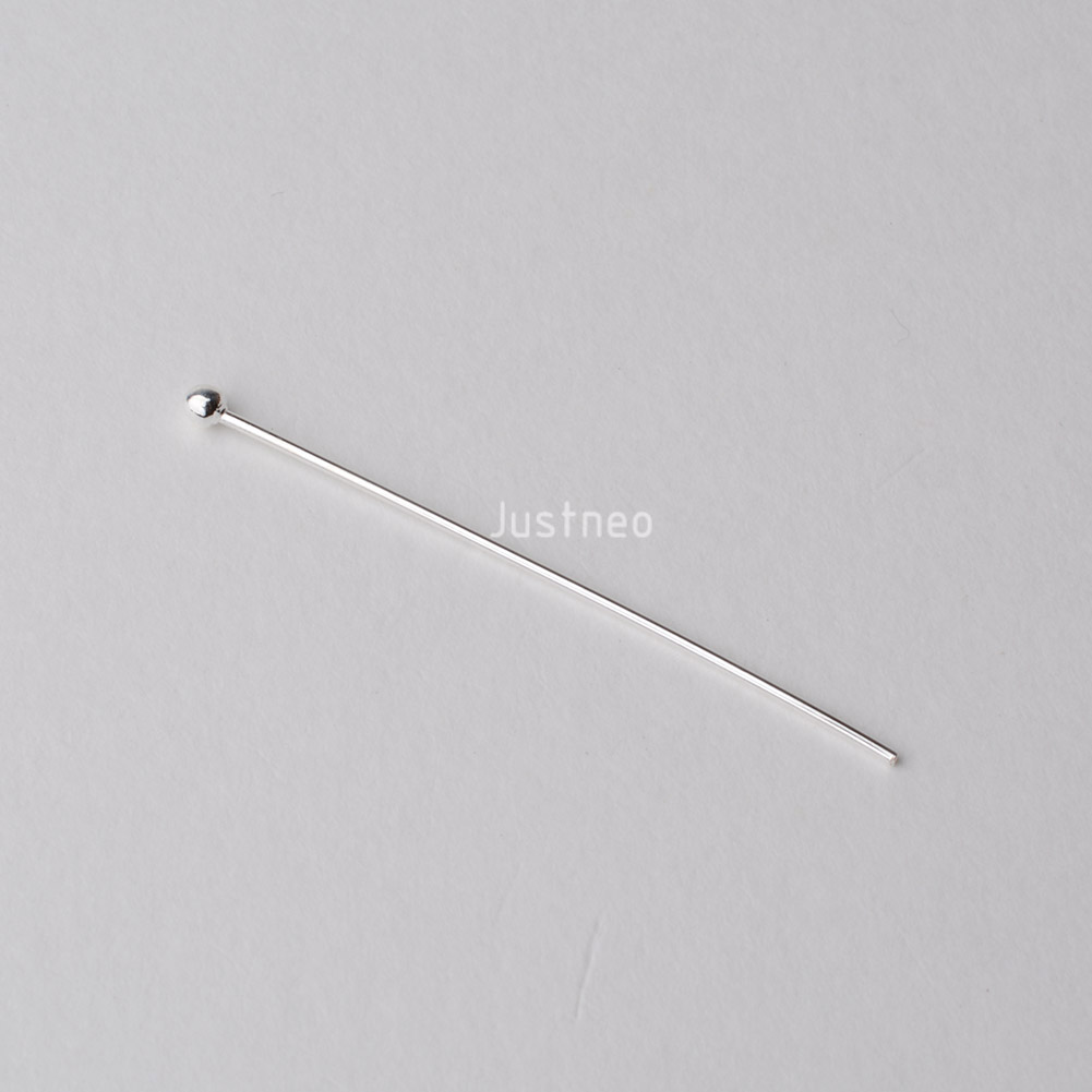 Perni a testa sferica in argen - Jewelry Making Head Pins recensione e prezzo