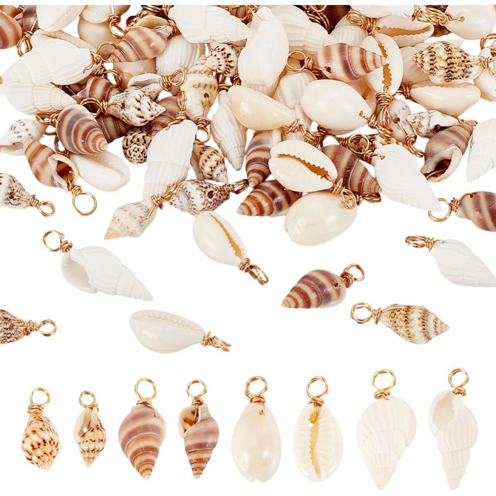 100 pz 4 Stili Conchiglia Natu - Jewelry Making Online recensione e prezzo