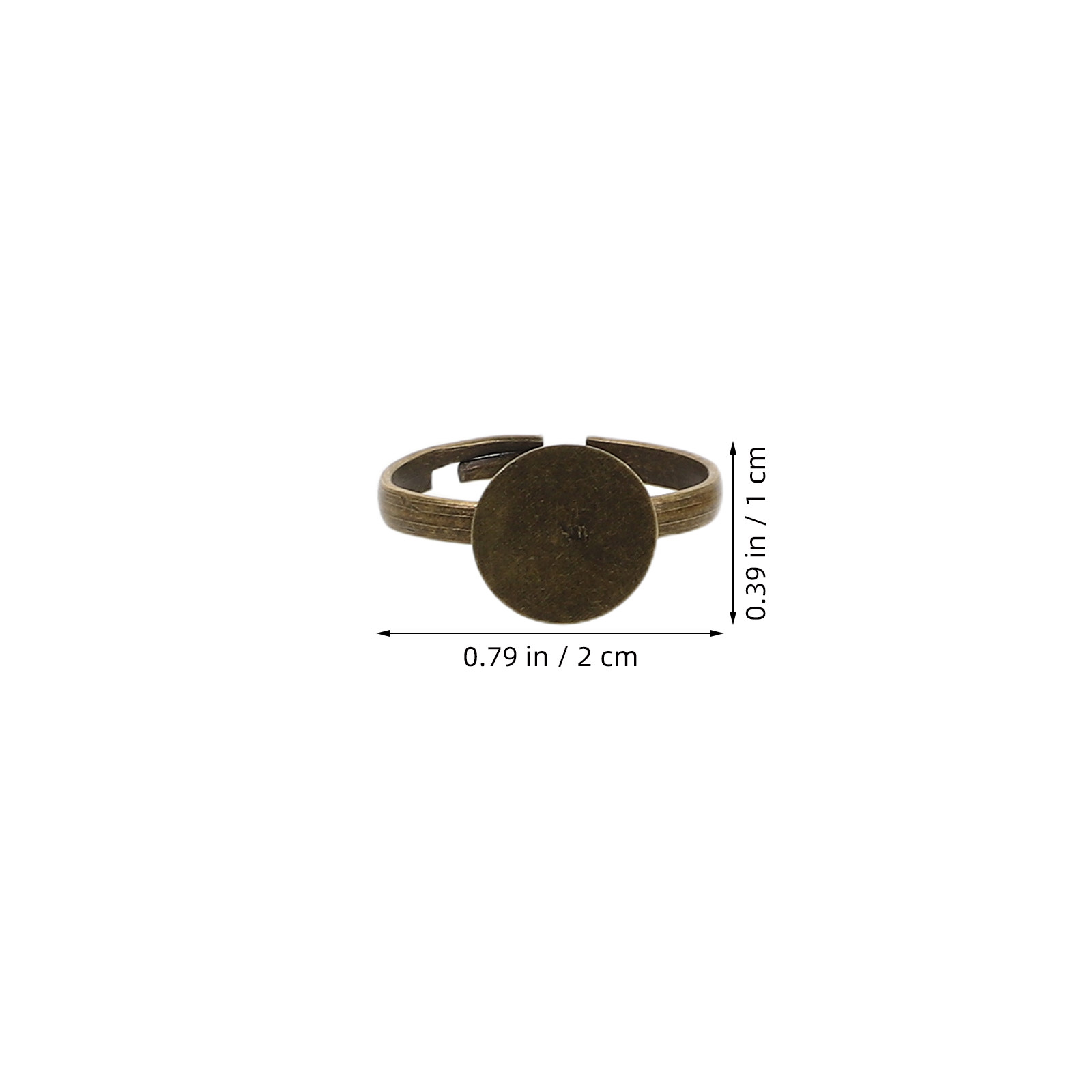 100 Pezzi Basi per Anelli con  - Ring Blank Adjustable recensione e prezzo