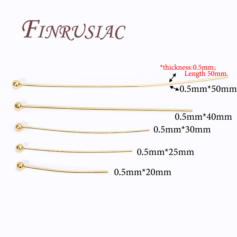 50 Pz 20-50mm Perni placcati i - Jewelry Making Head Pins recensione e prezzo
