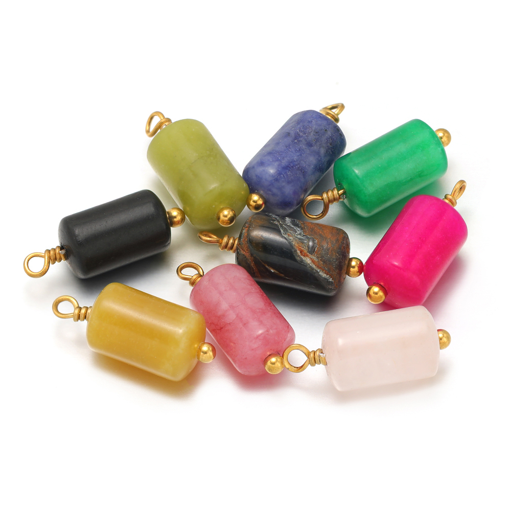 10 pendenti cilindrici con cio - Jewelry Making With Stones recensione e prezzo