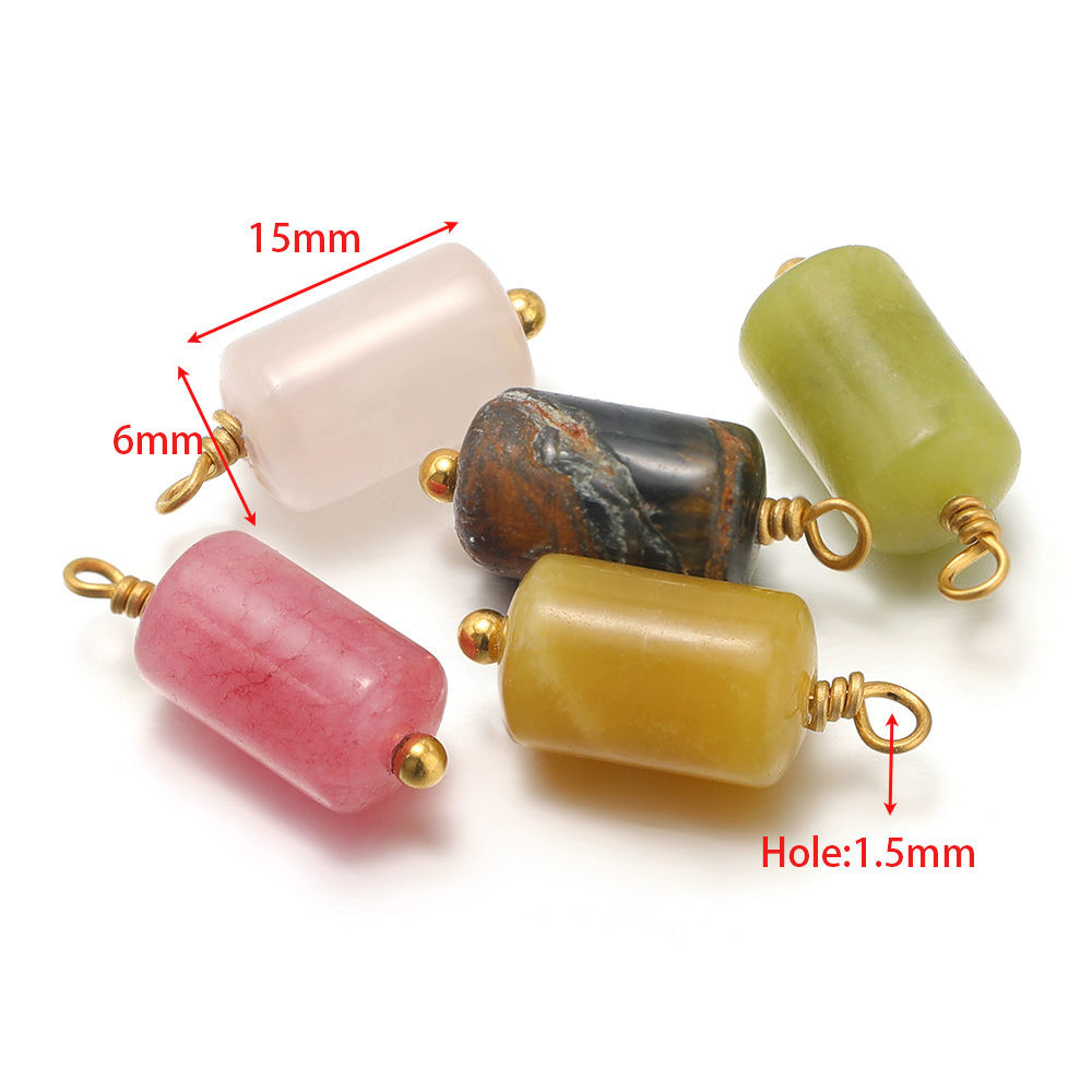 10 pendenti cilindrici con cio - Jewelry Making With Stones recensione e prezzo